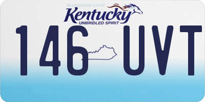 KY license plate 146UVT