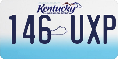 KY license plate 146UXP
