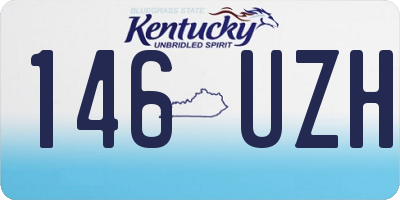 KY license plate 146UZH