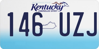 KY license plate 146UZJ