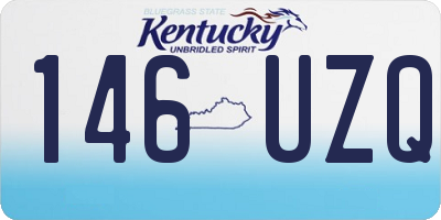 KY license plate 146UZQ