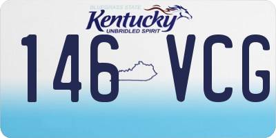 KY license plate 146VCG