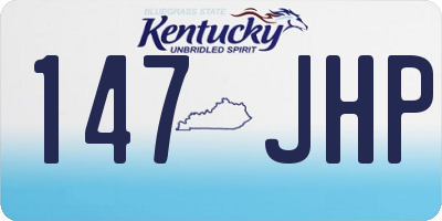 KY license plate 147JHP