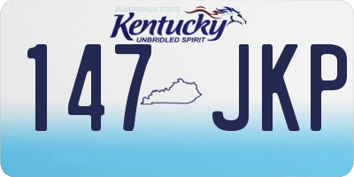 KY license plate 147JKP