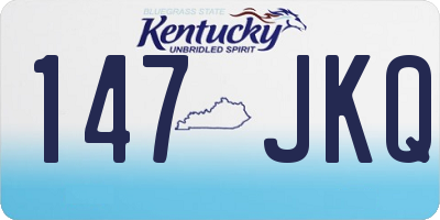 KY license plate 147JKQ