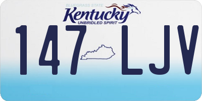 KY license plate 147LJV