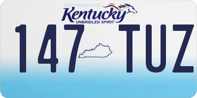 KY license plate 147TUZ