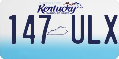 KY license plate 147ULX