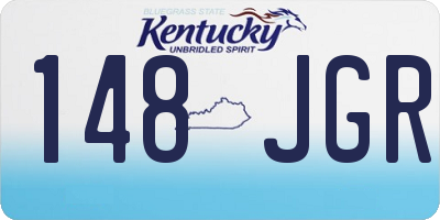 KY license plate 148JGR