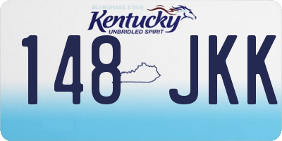 KY license plate 148JKK