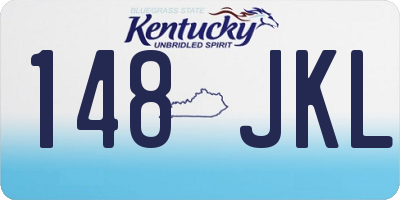 KY license plate 148JKL