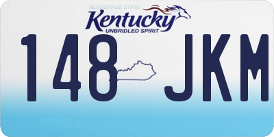 KY license plate 148JKM