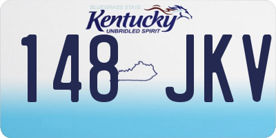 KY license plate 148JKV
