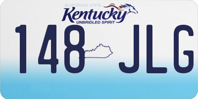 KY license plate 148JLG