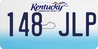 KY license plate 148JLP