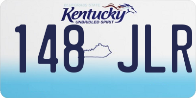 KY license plate 148JLR