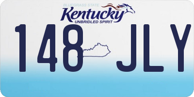 KY license plate 148JLY
