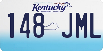 KY license plate 148JML