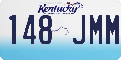 KY license plate 148JMM