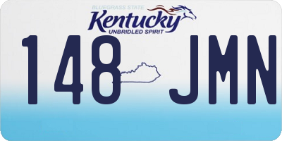 KY license plate 148JMN