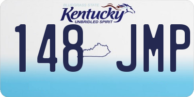 KY license plate 148JMP