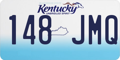 KY license plate 148JMQ