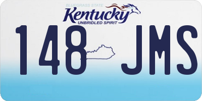 KY license plate 148JMS