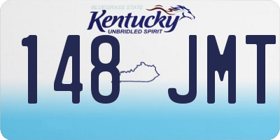 KY license plate 148JMT