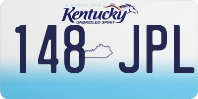 KY license plate 148JPL