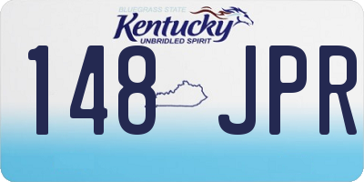 KY license plate 148JPR
