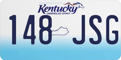 KY license plate 148JSG