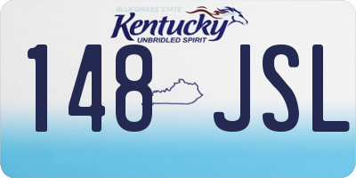 KY license plate 148JSL