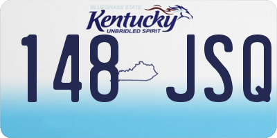 KY license plate 148JSQ