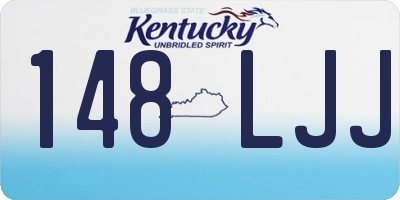 KY license plate 148LJJ