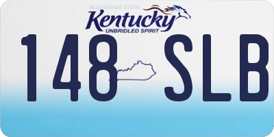 KY license plate 148SLB