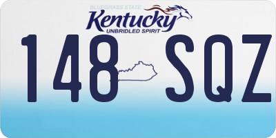 KY license plate 148SQZ