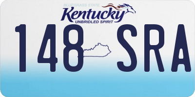KY license plate 148SRA
