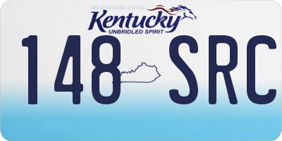 KY license plate 148SRC