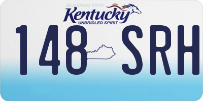 KY license plate 148SRH