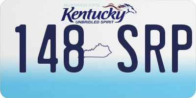 KY license plate 148SRP