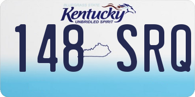 KY license plate 148SRQ