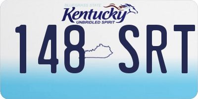 KY license plate 148SRT
