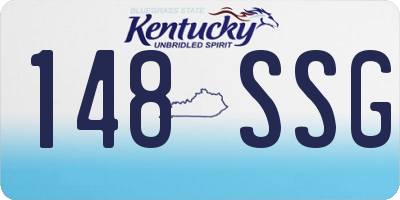 KY license plate 148SSG