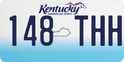 KY license plate 148THH