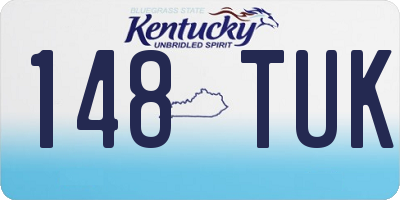 KY license plate 148TUK