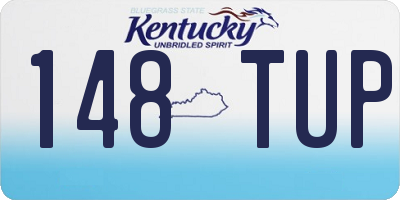 KY license plate 148TUP