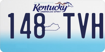 KY license plate 148TVH