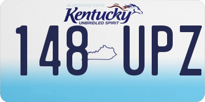 KY license plate 148UPZ