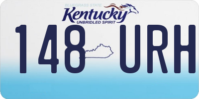 KY license plate 148URH