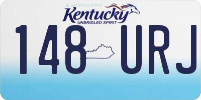 KY license plate 148URJ
